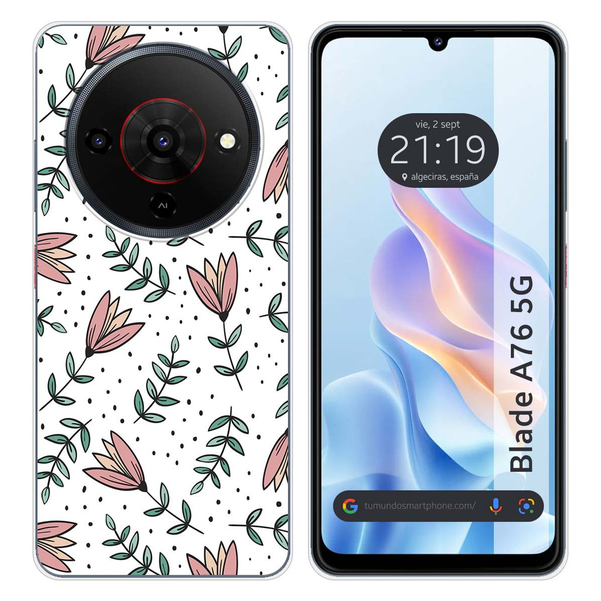 Funda Silicona para Zte Blade A76 5G diseño...