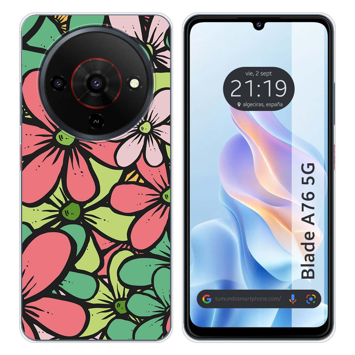 Funda Silicona para Zte Blade A76 5G diseño...