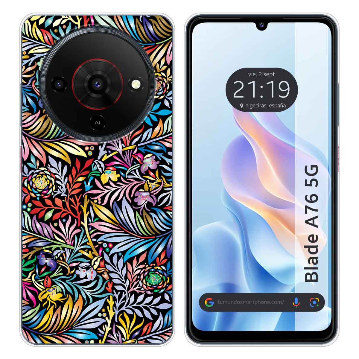 Funda Silicona para Zte Blade A76 5G diseño...