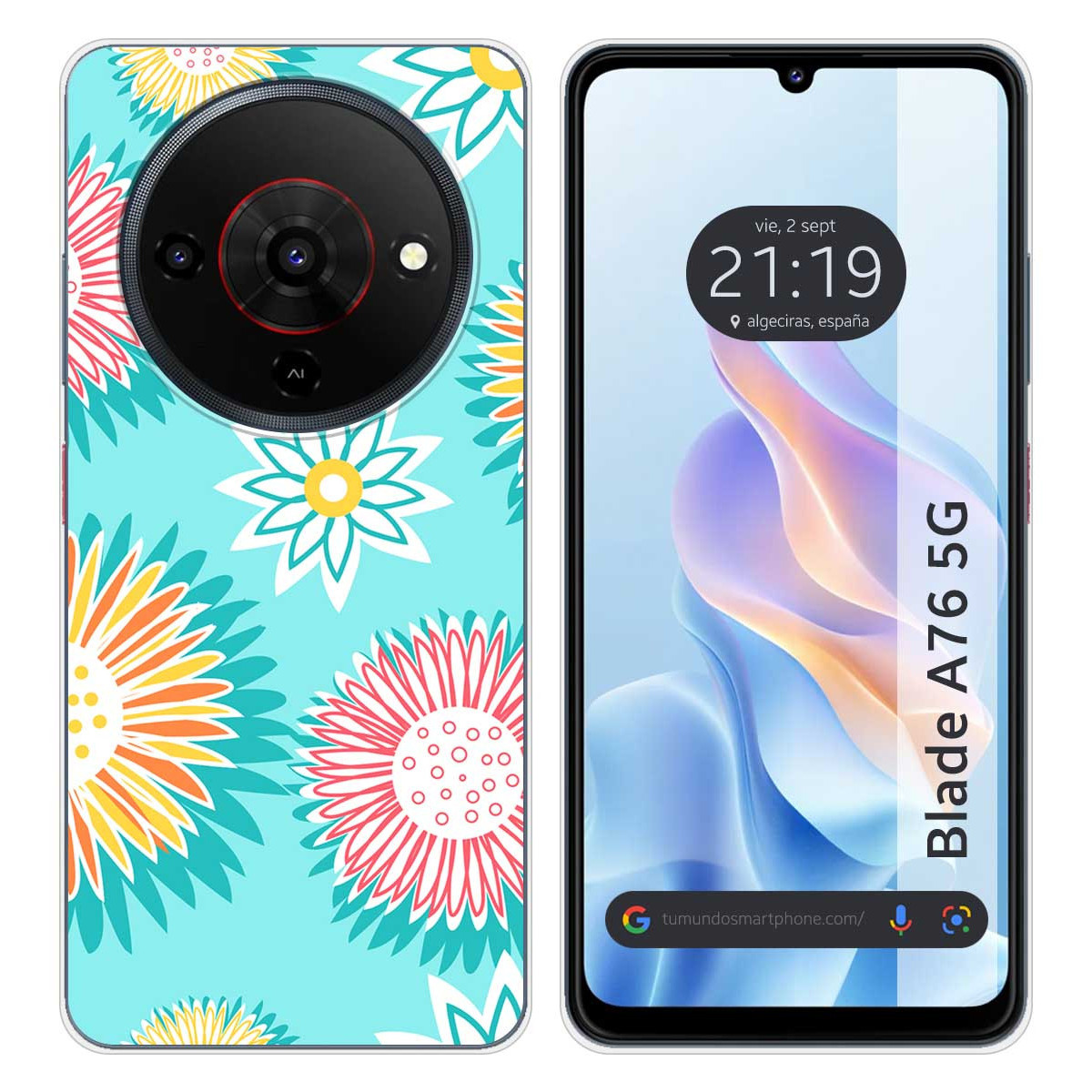 Funda Silicona para Zte Blade A76 5G diseño...