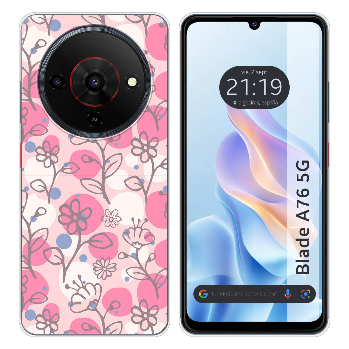 Funda Silicona para Zte Blade A76 5G diseño...