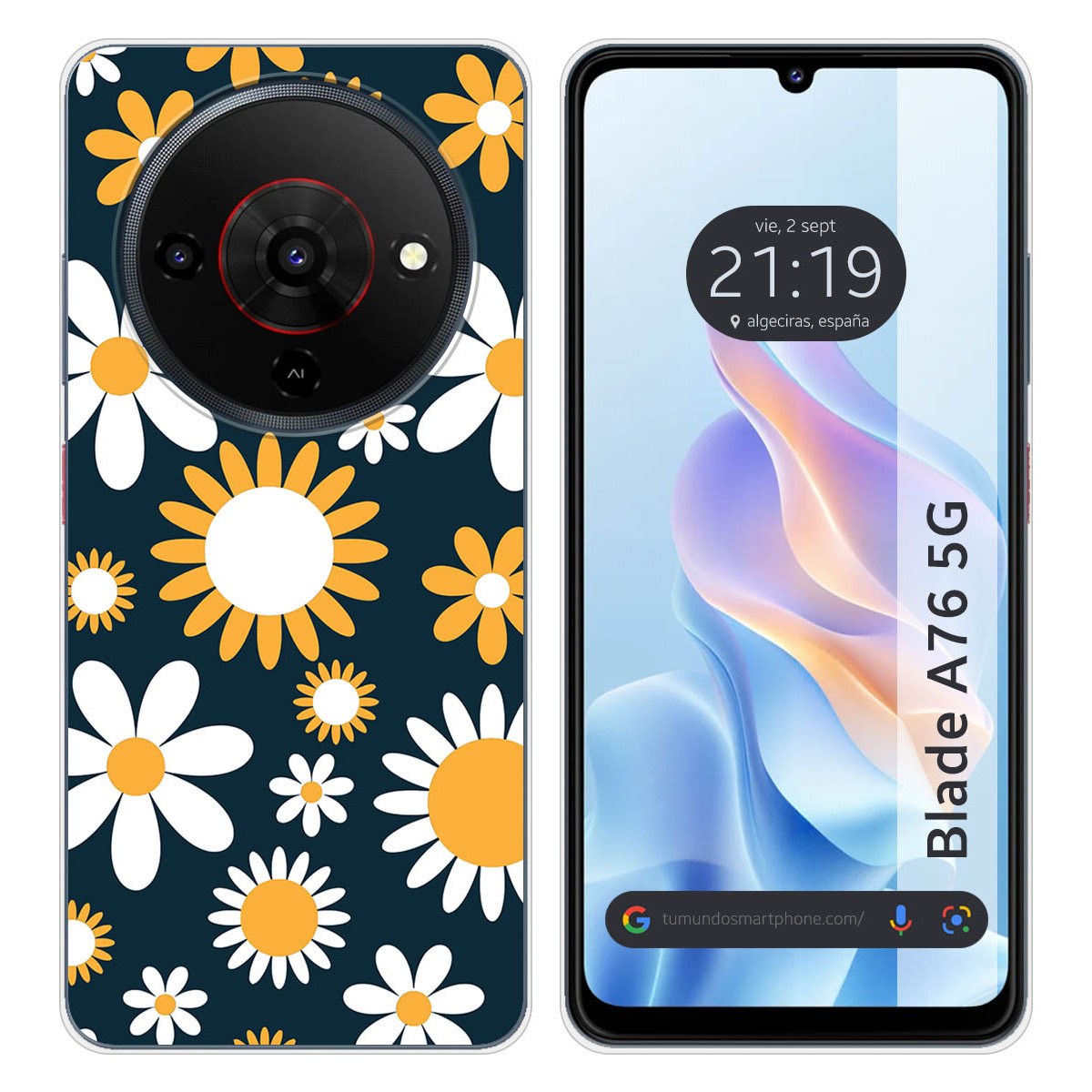 Funda Silicona para Zte Blade A76 5G diseño...