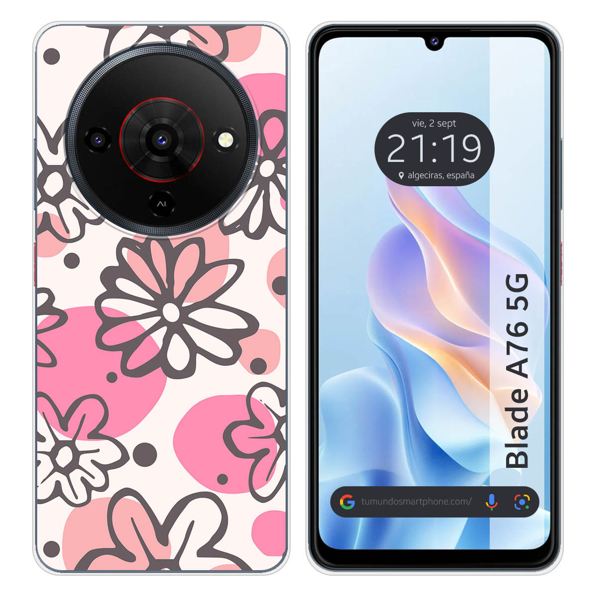 Funda Silicona para Zte Blade A76 5G diseño...