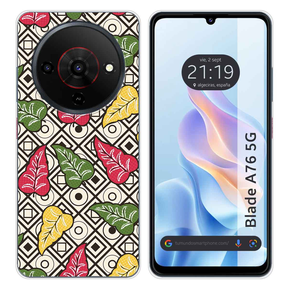 Funda Silicona para Zte Blade A76 5G diseño...