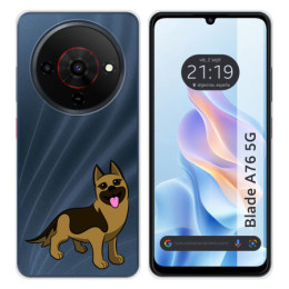 Funda Silicona para Zte Blade A76 5G diseño Perros 03...