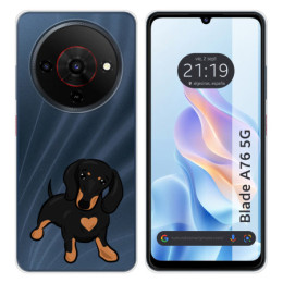 Funda Silicona para Zte Blade A76 5G diseño Perros 04...