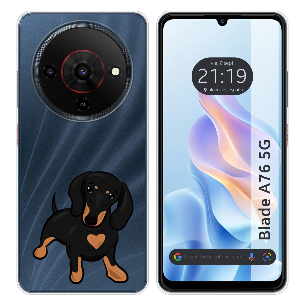 Funda Silicona para Zte Blade A76 5G diseño...
