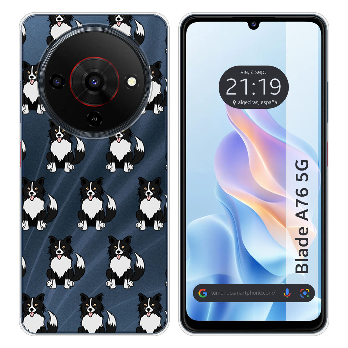 Funda Silicona para Zte Blade A76 5G diseño...