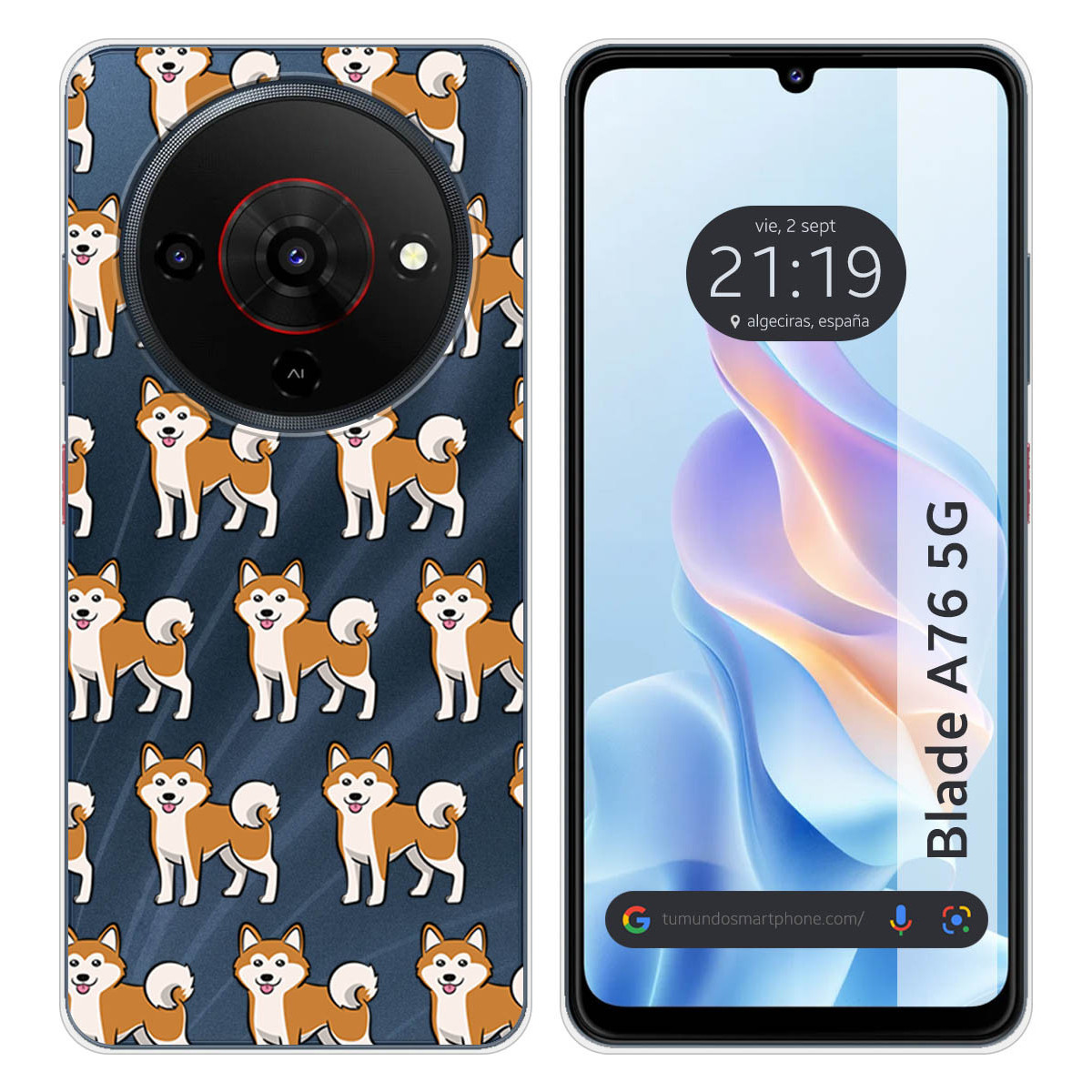 Funda Silicona para Zte Blade A76 5G diseño...