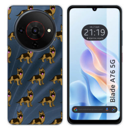 Funda Silicona para Zte Blade A76 5G diseño Perros 09...