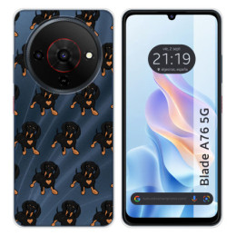 Funda Silicona para Zte Blade A76 5G diseño Perros 10...