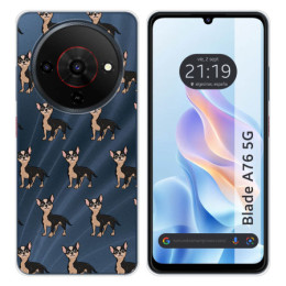 Funda Silicona para Zte Blade A76 5G diseño Perros 11...