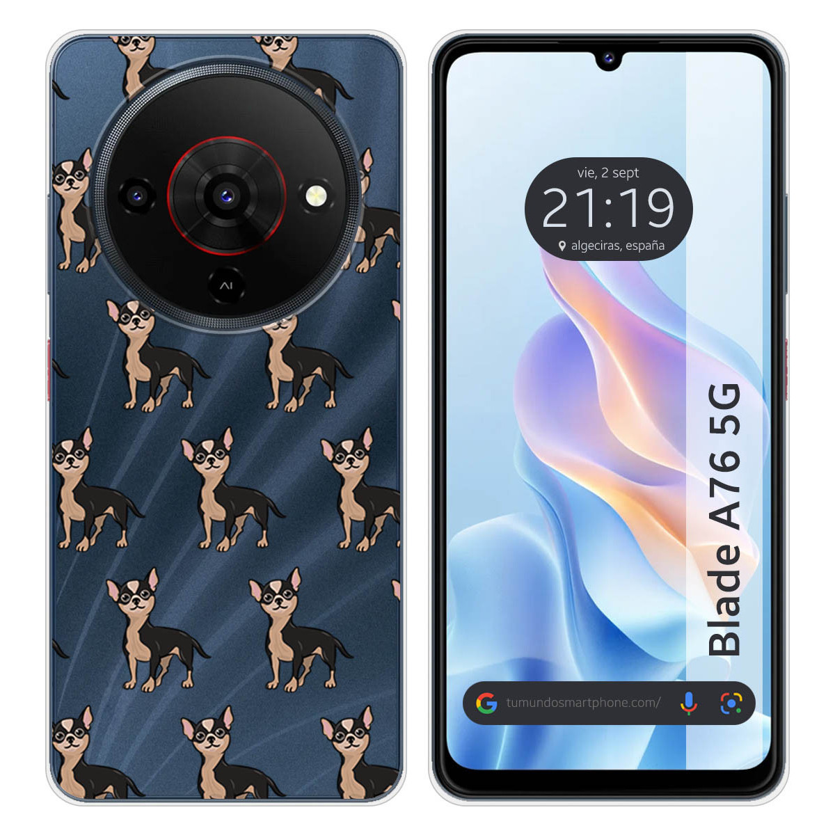 Funda Silicona para Zte Blade A76 5G diseño...