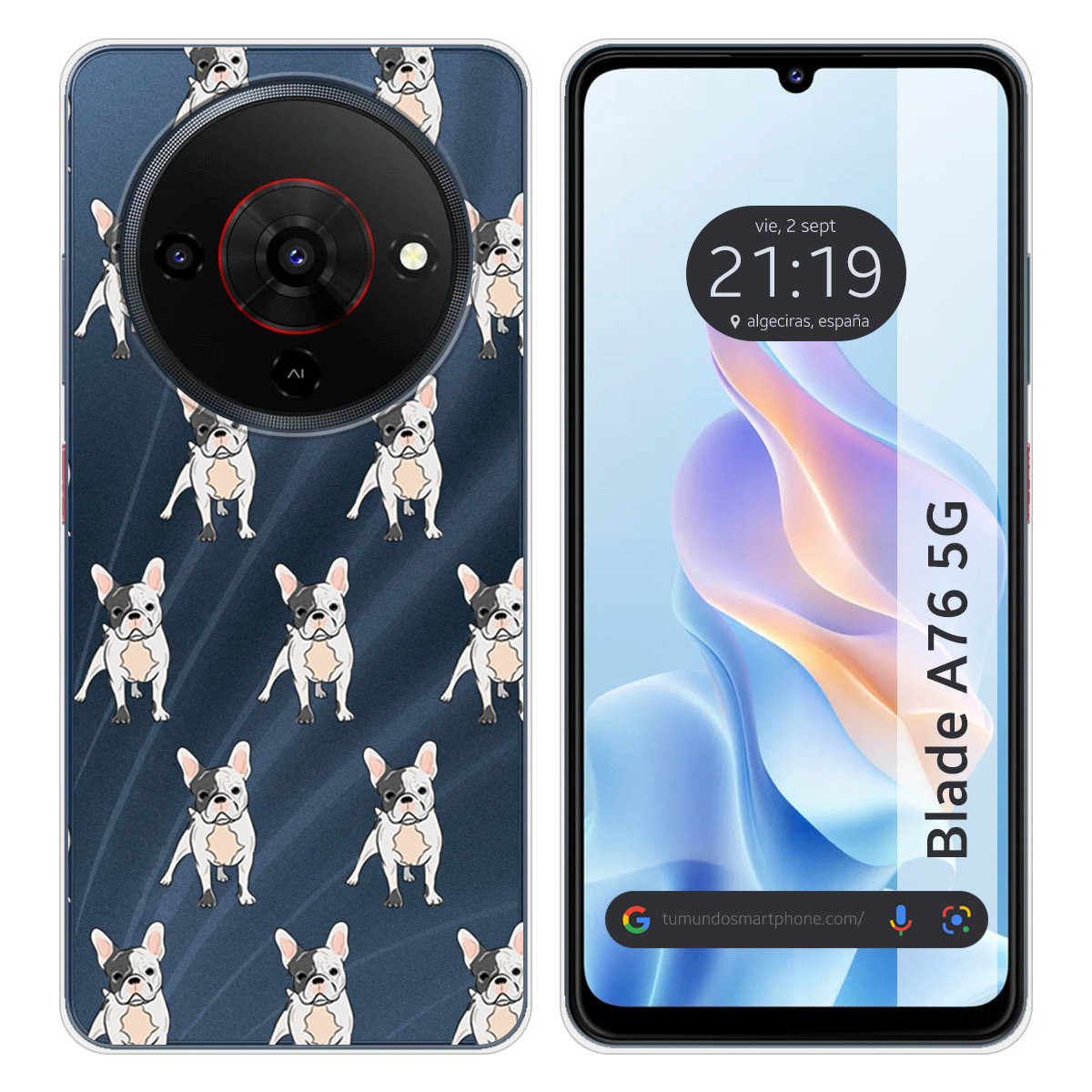 Funda Silicona para Zte Blade A76 5G diseño...