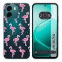 Funda Silicona Transparente para Oppo A6 4G / 5G diseño Flamenco Dibujos