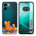 Funda Silicona Transparente para Oppo A6 4G / 5G diseño Leopardo Dibujos