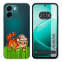 Funda Silicona Transparente para Oppo A6 4G / 5G diseño Tigre Dibujos