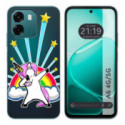 Funda Silicona Transparente para Oppo A6 4G / 5G diseño Unicornio Dibujos