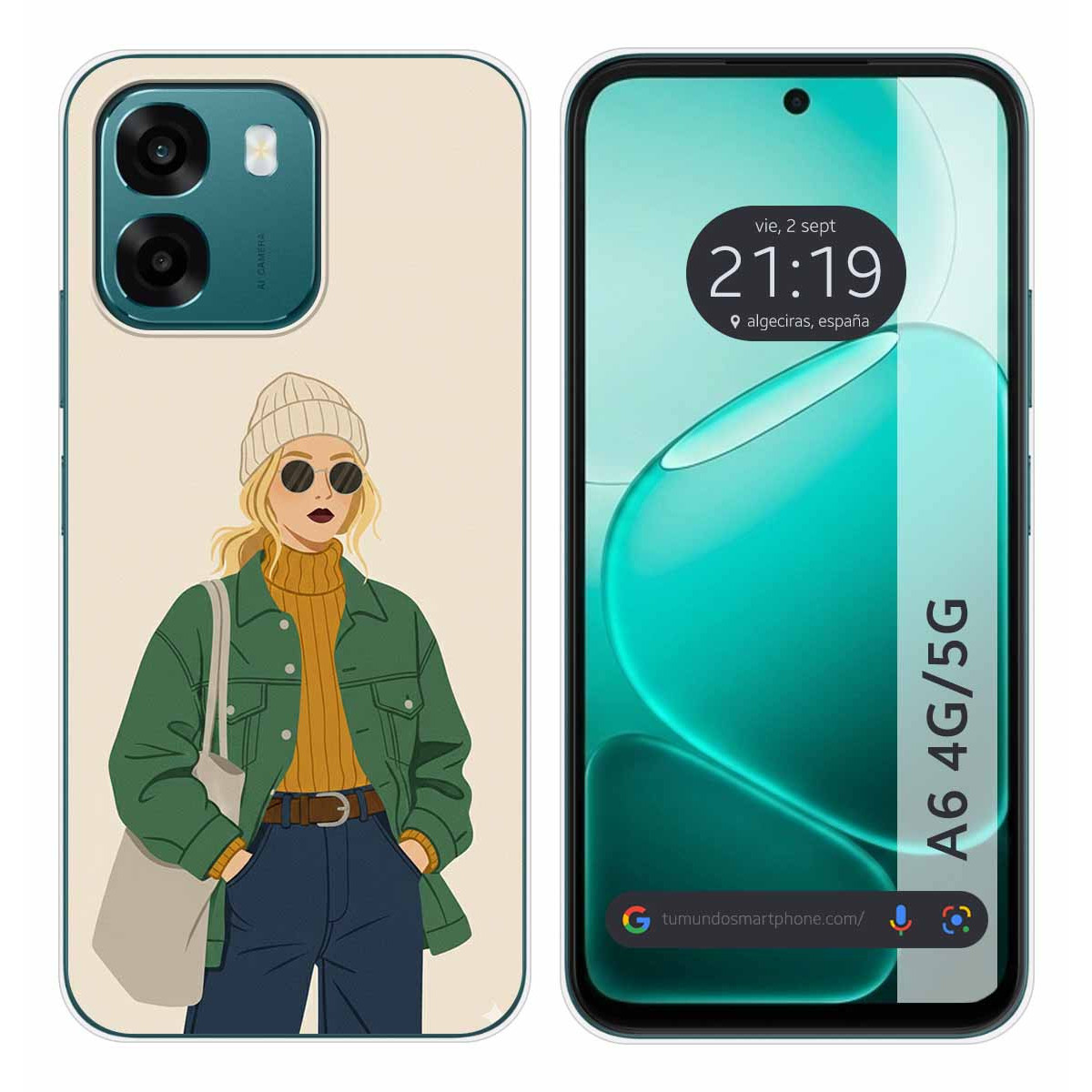 Funda Silicona para Oppo A6 4G / 5G diseño...
