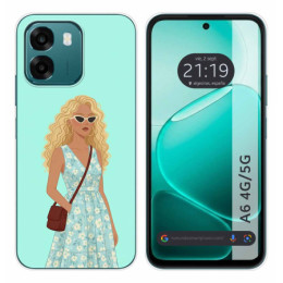 Funda Silicona para Oppo A6 4G / 5G diseño Mujer 07 Dibujos