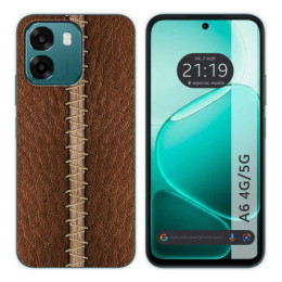 Funda Silicona para Oppo A6 4G / 5G diseño Cuero 01 Dibujos