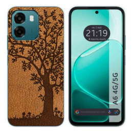 Funda Silicona para Oppo A6 4G / 5G diseño Cuero 03 Dibujos