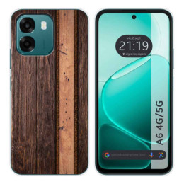 Funda Silicona para Oppo A6 4G / 5G diseño Madera 05 Dibujos