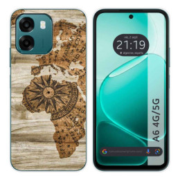 Funda Silicona para Oppo A6 4G / 5G diseño Madera 07 Dibujos