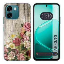 Funda Silicona para Oppo A6 4G / 5G diseño Madera 08 Dibujos