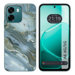 Funda Silicona para Oppo A6 4G / 5G diseño Mármol 09 Dibujos