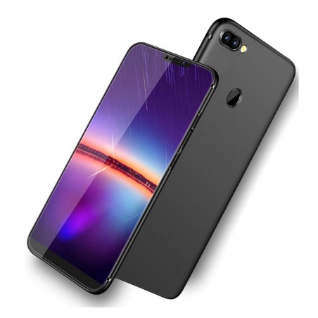 Funda Gel Tpu Tipo Mate Negra para Xiaomi Mi 8 Lite