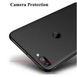 Funda Gel Tpu Tipo Mate Negra para Xiaomi Mi 8 Lite
