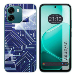 Funda Silicona para Oppo A6 4G / 5G diseño Circuito Dibujos