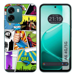 Funda Silicona para Oppo A6 4G / 5G diseño Comic Dibujos