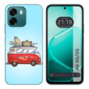 Funda Silicona para Oppo A6 4G / 5G diseño Furgoneta Dibujos