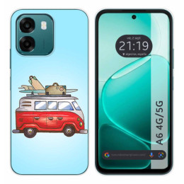 Funda Silicona para Oppo A6 4G / 5G diseño Furgoneta Dibujos