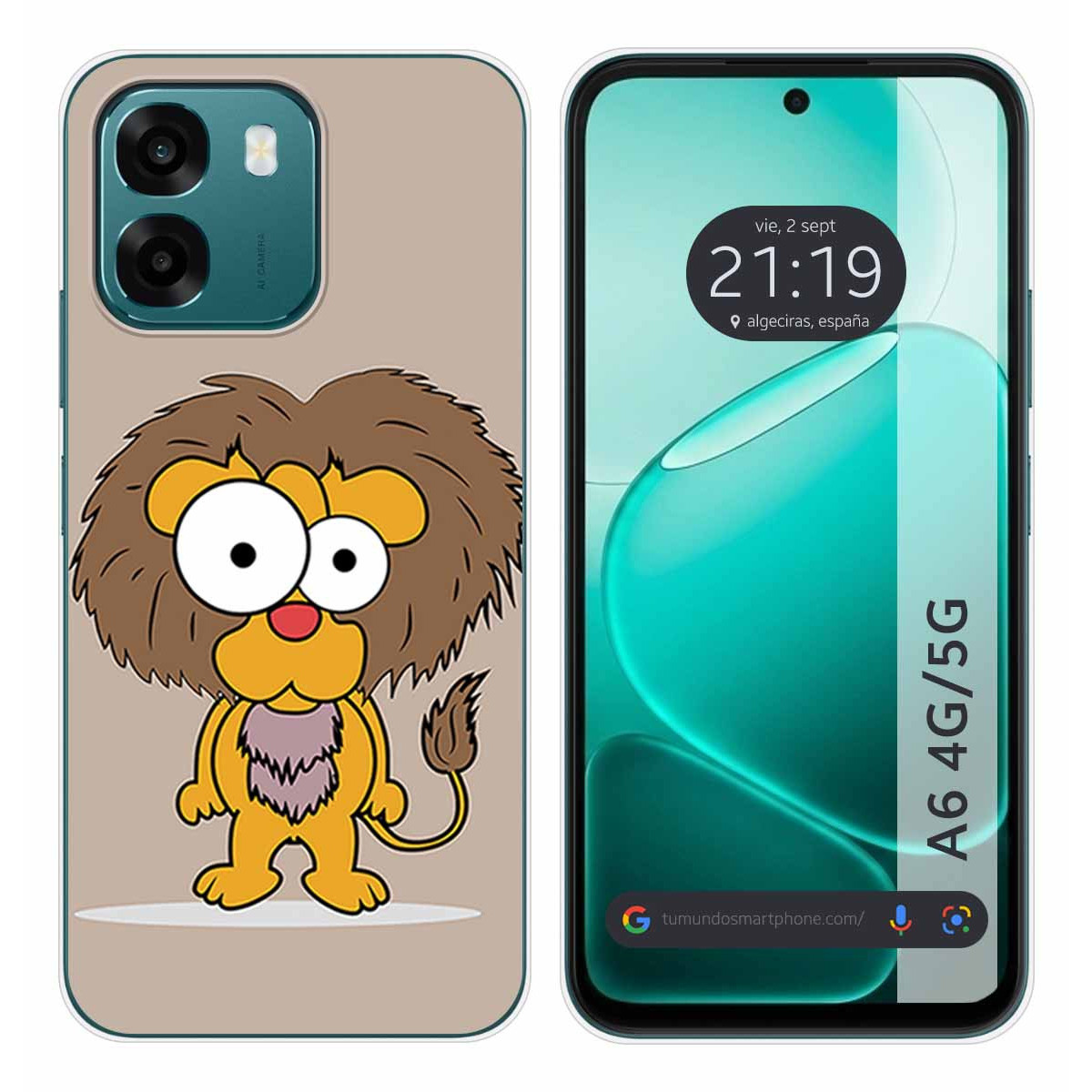 Funda Silicona para Oppo A6 4G / 5G diseño Leon...