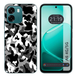 Funda Silicona para Oppo A6 4G / 5G diseño Snow Camuflaje...