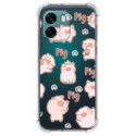 Funda Silicona Antigolpes para Oppo A6 4G / 5G diseño Cerdos Dibujos