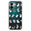 Funda Silicona Antigolpes para Oppo A6 4G / 5G diseño Perros Dibujos