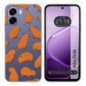 Funda Silicona Transparente para Oppo A6x / A6k diseño Capibara 02 Dibujos
