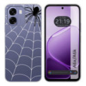 Funda Silicona Transparente para Oppo A6x / A6k diseño Araña Dibujos