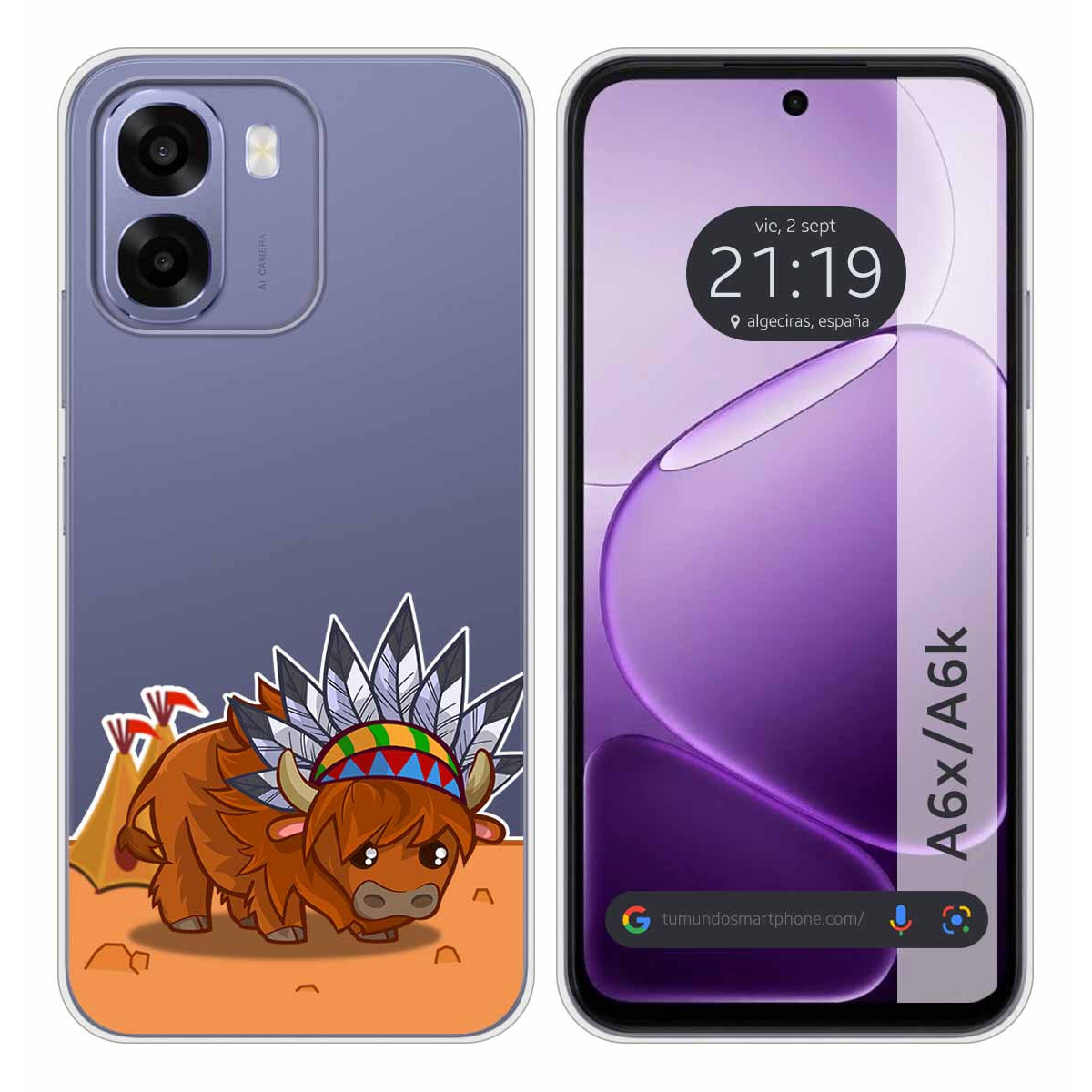 Funda Silicona Transparente para Oppo A6x / A6k...
