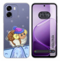Funda Silicona Transparente para Oppo A6x / A6k diseño Cabra Dibujos