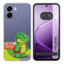 Funda Silicona Transparente para Oppo A6x / A6k diseño Coco Dibujos