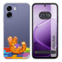 Funda Silicona Transparente para Oppo A6x / A6k diseño Leopardo Dibujos