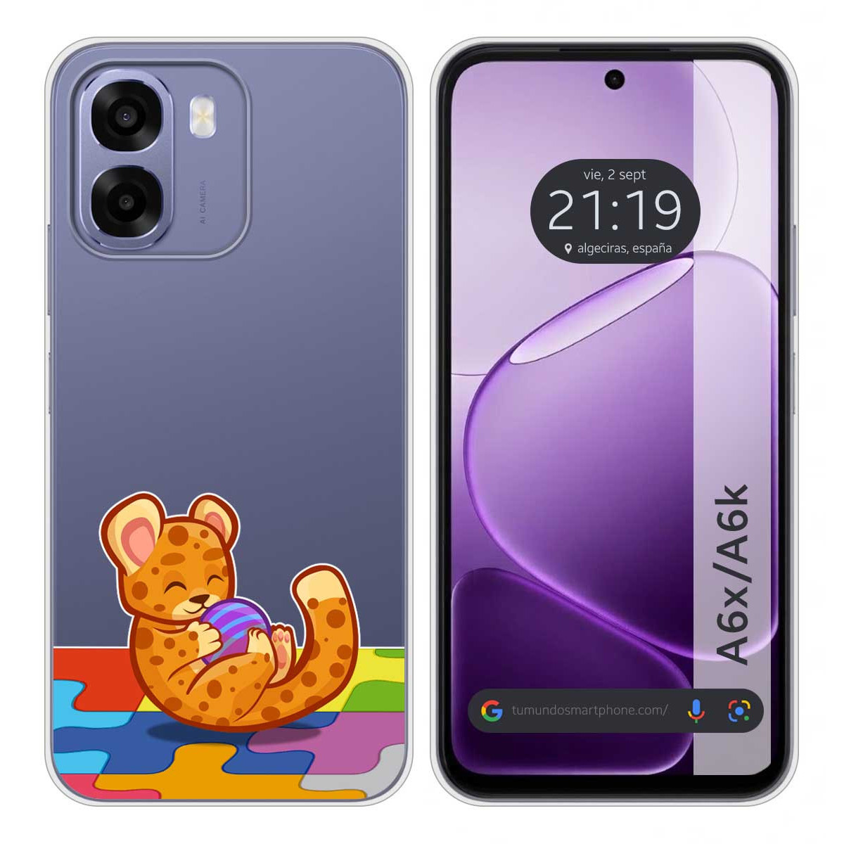 Funda Silicona Transparente para Oppo A6x / A6k...