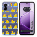 Funda Silicona Transparente para Oppo A6x / A6k diseño Pato Dibujos