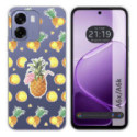 Funda Silicona Transparente para Oppo A6x / A6k diseño Piña Dibujos