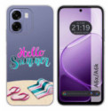 Funda Silicona Transparente para Oppo A6x / A6k diseño Summer Dibujos